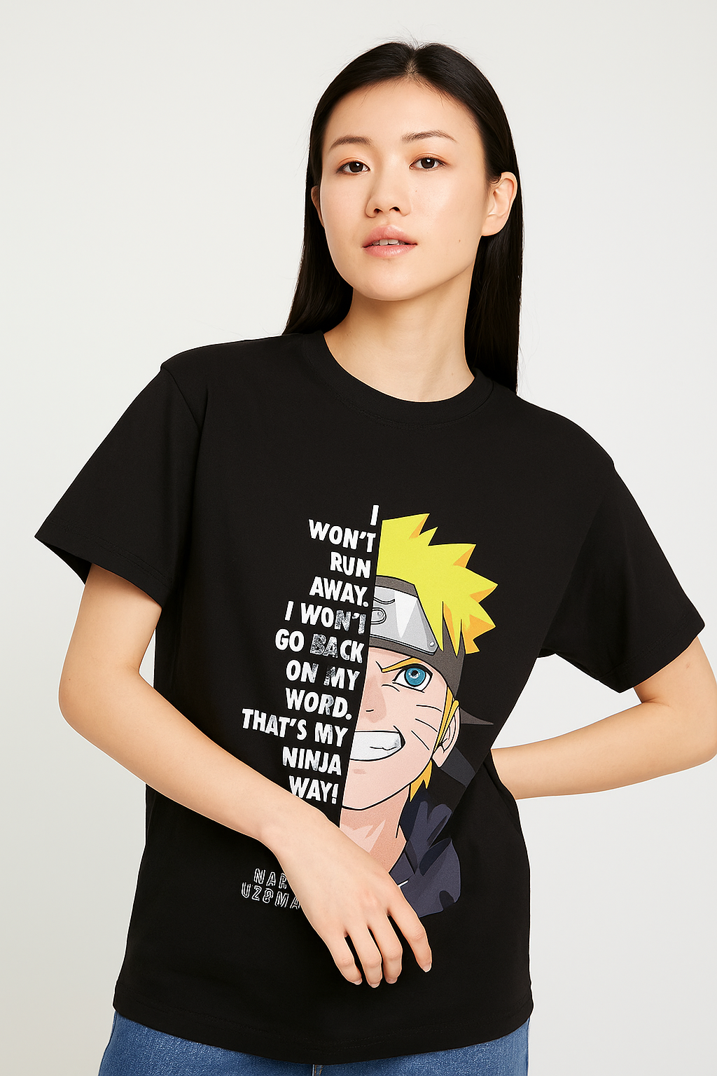 Unisex Naruto Printed Anime T-Shirt