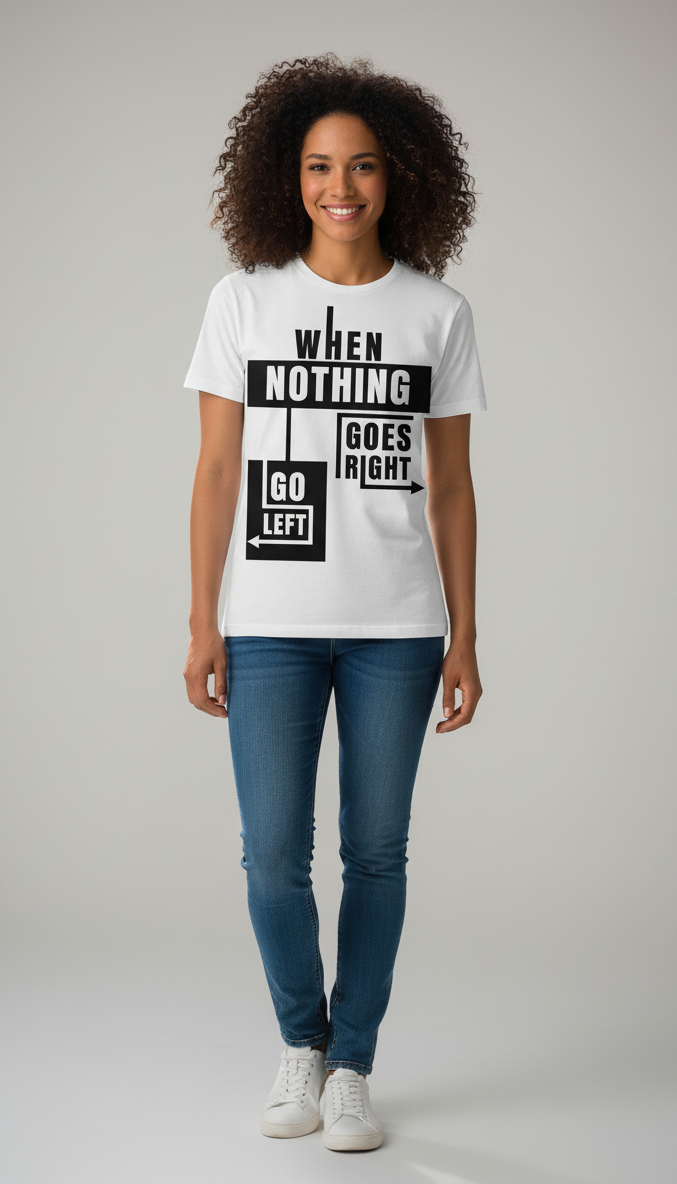 Unisex Classic Crew Printed T-Shirt